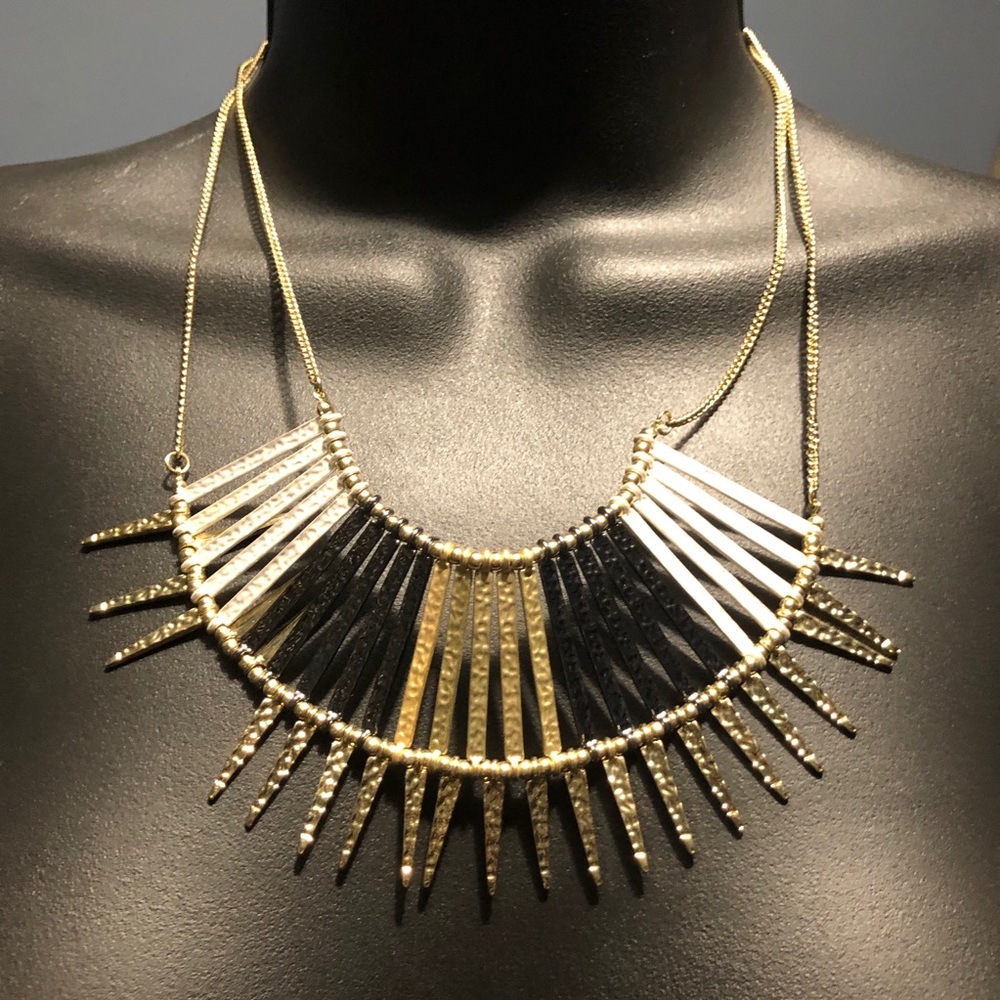 Multi Colored Spear Necklace